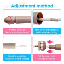 FunBlast Bear Shaped Adjustable Skipping Rope for Kids image 5