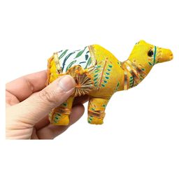 A&A Kreative Box Hand Made Sleeping Camel Soft Toy ( Set of 2) -Assorted Colours and Designs - Length 12 cm image 5