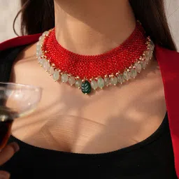 Binnis Wardrobe Artificial Beaded Necklace-23