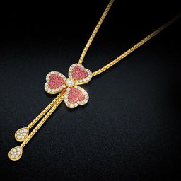 Joyalukkas Women Clover Blossom Gold Necklace-image-86