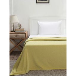 Maspar Yellow Cotton Bed Cover (Single)-picture-14