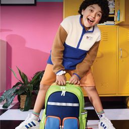 MOKOBARA Unisex Kids Contrast Detail Backpack with Reflective Strip-39