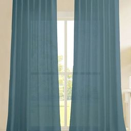HOMEMONDE Blue 2 Pieces Sheer Window Curtain-image-123