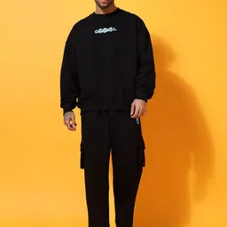 GRIFFEL Men Printed Oversized Tracksuit image 1