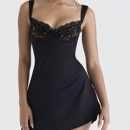 LULU & SKY Women Lace Bodycon Mini Dress-picture-36