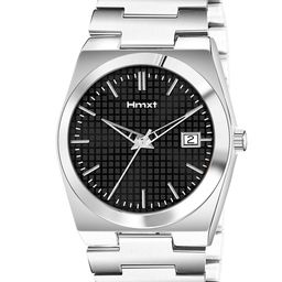 HMXT Men Printed Dial & Stainless Steel Straps Analogue Watch HMXT-154-26