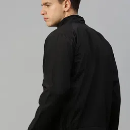 VOXATI Men Stand Collar Open Front Jacket image 2