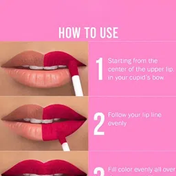 FOPE Set Of 4 Pout Perfect Smudge-Free Liquid Lipstick - 4 ml Each - Shade - 03 04 07 10 image 2