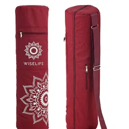WiseLife Yoga Mat Carry Bag Multi Functional Storage Pockets & Adjustable Strap-image-1