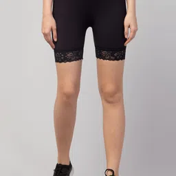 Attire Zone Women Skinny Fit Cycling e-Dry Technology Technology Shorts-23