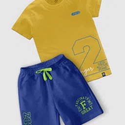 CODEZ Boys T-shirt with Shorts-17