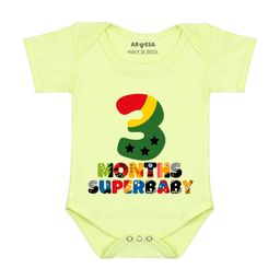 Arvesa 3 Month Baby Printed Bodysuit-image-64