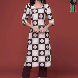 Anouk Rustic Selection Of 3 Floral Printed Straight Kurtas-image-79