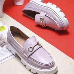 TRYME Women Patent Leather Loafers-picture-14