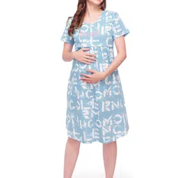 Lotik Printed Nightdress-image-21