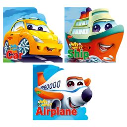 Sawan Ship Airplane & Car Board Book Set of 3 - English-23