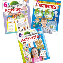 Set of 3 Brain Booster Activity Books - English-8