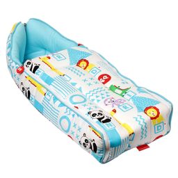 Fisher Price 3 in 1 Baby Carry Nest Panda Print - Blue-image-27