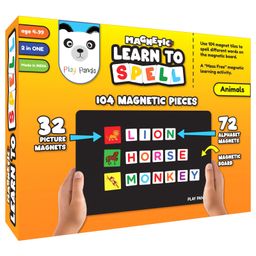 Play Panda Magnetic Learn To Spell Animals - 32 Picture Magnets 72 Letter Magnets-18
