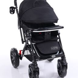 Babyhug Melody Stroller With Reversible Handle & Canopy - Black-67