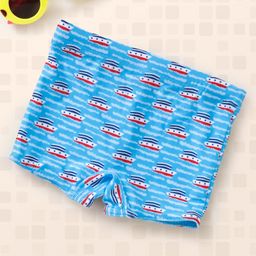 Babyhug Swimming Trunk Ship Print - Blue-picture-23