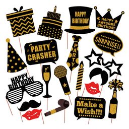 Zyozi Birthday Party Photo Booth Props - Pack of 20-image-66