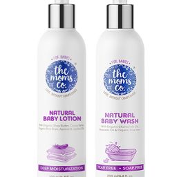 The Moms Co Natural Baby Lotion - 200 ml And Natural Baby Wash - 200 ml-image-19