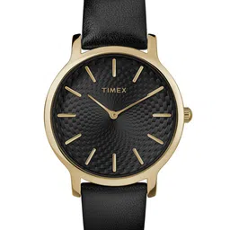 Timex Women Textured Dial & Leather Straps Analogue Watch TW2R36400JQ-image-28