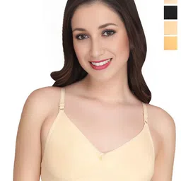 Liigne Women Pack Of 4 Full Coverage Lightly Padded Bra-picture-41