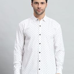 ELIXORIA Men Regular Fit Micro Ditsy Printed Casual Shirt-image-68