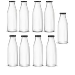 SOMIL Set Of Transparent Glass Water Bottle-picture-30