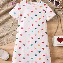 BAESD Conversational Print A-Line Dress-19