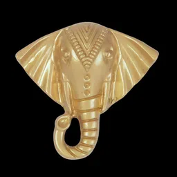 Curren Gold-Plated Metal Brooch-picture-8