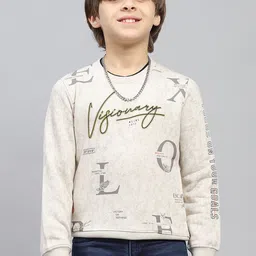 Monte Carlo Boys Printed Pullover Cotton Sweatshirt-image-58