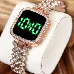 SWADESI STUFF Women Dial & Straps Digital Automatic Watch SDS 154 SQUARE ROSE GOLD 99-image-91