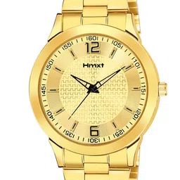 HMXT Men Printed Dial & Stainless Steel Straps Analogue Watch HMXT-138-85