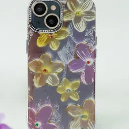 PEEPERLY Floral Printed iPhone 13 Back Case Mobile Accessories-image-11