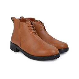 The Roadster Lifestyle Co Women Block-Heeled Ankle Boots-11