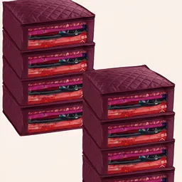 Fessist Purple Set of 6 Regular Drawer Organiser Organisers-9