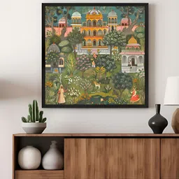 999Store Green & Pink Botanical Canvas Wall Art-image-62