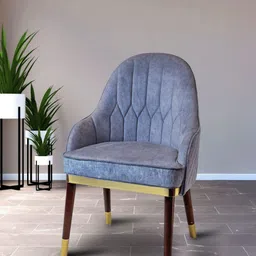 Sujan Carnival Funiture Grey Fabric Lounge Chair-image-75
