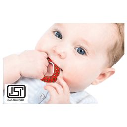 Enorme Strawberry Shaped Teether With Sticks - Multicolor image 2