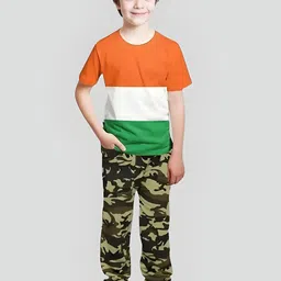 TICOSS Unisex Kids Colourblocked T-shirt with Trousers-picture-43