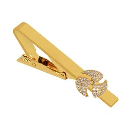 Curren Men Gold Tie Pin Statement Brooch-53