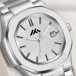 DOUBLERUN Men Dial & Bracelet Style Straps Analogue Multi Function Watch H05NMT-801 image 5