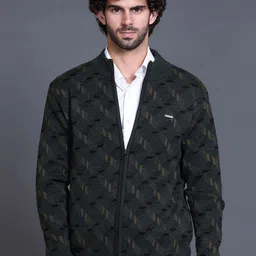 GODFREY Men Turtle Neck Front-Open Sweaters image 1