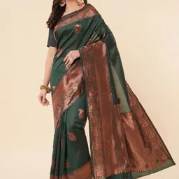 Visit Wear Woven Design Pure Silk Banarasi Saree-picture-44