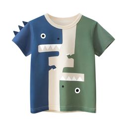 LULU & SKY Boys Printed Organic Cotton Applique T-shirt-image-10