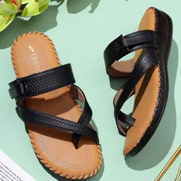 TRASE Women Open Toe Flats with Tassels-20