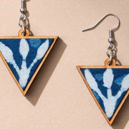 WHE Triangular Drop Earrings image 2